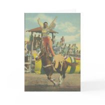 Beatrice Cooper doing a Roman Stand. Cards