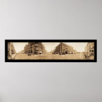Beatrice NE Panorama Photo 1908 Print