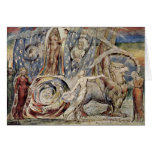 Beatrice Speaks Of Her Car To Dante By Blake Greeting Card