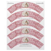 Beatrix Potter Bunny Birthday DIY Cupcake Wrappers Customized Letterhead