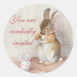 Beatrix Potter Custom Bunny Rabbit Stickers