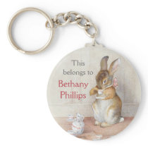 Beatrix Potter Custom Personalized Key Chain