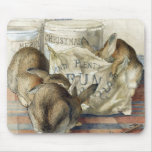 Beatrix Potter Merry Christmas Rabbit Mouse Pad