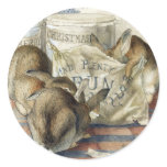 Beatrix Potter Merry Christmas Rabbit Stickers