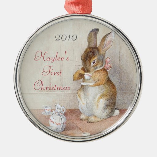 beatrix potter rabbit custom christmas ornament zazzle beatrix potter rabbit custom christmas ornament zazzle