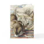 Beatrix Potter Rabbits Custom Christmas Card