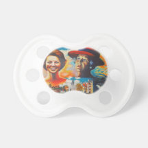 Beatrix surrealitic painting baby pacifier