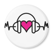 Beats of love Magnet