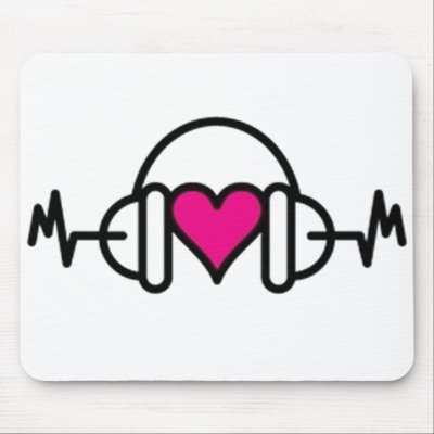 Beats of Love Mousepad