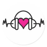 Beats of love Sticker