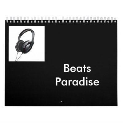 Beats Paradise Wall Calendar by Beatsparadise