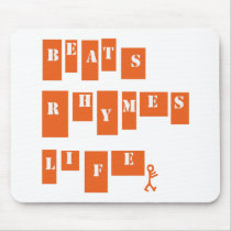 Beats Rhymes Life Mouse Pad