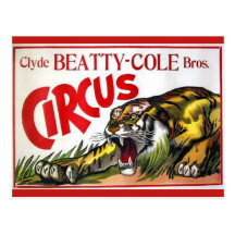 Beatty Cole Circus Post Card