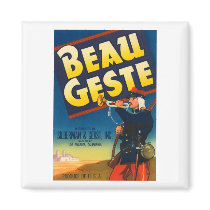 Beau Geste Vintage Crate Label magnets