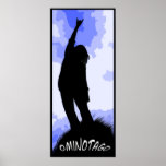 Beau Rock Silhouette Poster