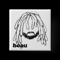Beau ("Squared" Set) buttons