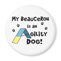 Beauceron Agility Dog Magnets