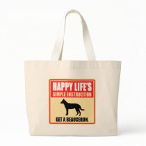 Beauceron Tote Bags