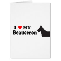 Beauceron Greeting Cards