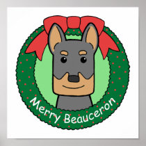 Beauceron Christmas Print