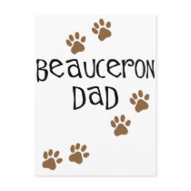 Beauceron Dad Postcard