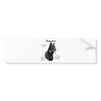 Beauceron History Design Bumper Sticker