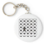 Beauceron in the Sheep Key Chain