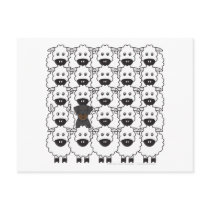 Beauceron in the Sheep Post Cards
