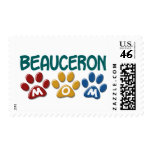 BEAUCERON MOM Paw Print postage