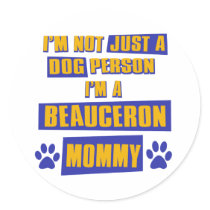 Beauceron Mommy Stickers