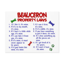 BEAUCERON Property Laws 2 Post Card