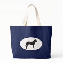Beauceron Silhouette Tote Bag