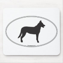 Beauceron Silhouette Mouse Mats