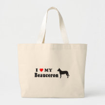 Beauceron Tote Bags