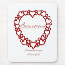 Beauceron True Love Mouse Mat