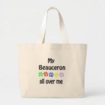 Beauceron Walks Design Canvas Bag