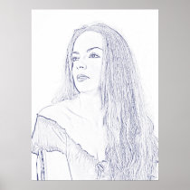 Beauiful woman poster