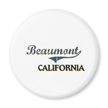 Beaumont California City Classic Fridge Magnets