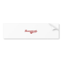 Beaumont California Classic Design Bumper Sticker