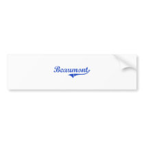 Beaumont City Classic Bumper Sticker