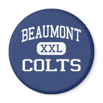 Beaumont Colts Middle Lexington Kentucky Fridge Magnets