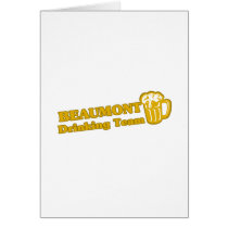 Beaumont Drinking Team tee shirts Greeting Card