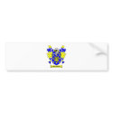 BEAUMONT Family Crest bumper stickers
