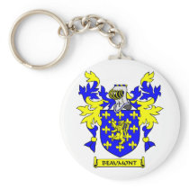BEAUMONT Family Crest Key Chain