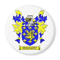BEAUMONT Family Crest Refrigerator Magnets