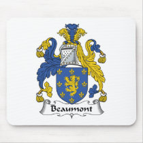 Beaumont Family Crest Mouse Pads