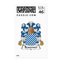 Beaumont Family Crest Postage Stamp