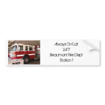 Beaumont Fire Dept. Bumper Sticker