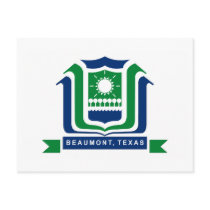 Beaumont Flag Postcard