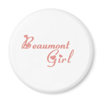 Beaumont Girl tee shirts Fridge Magnets